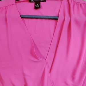 Inc hot pink blouse